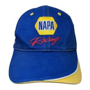 NAPA Racing Strapback Hat Blue Yellow OSFM Ron Capps #28 Martin Truex #56